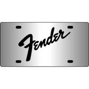 Fender-Logo-Mirror-License-Plate