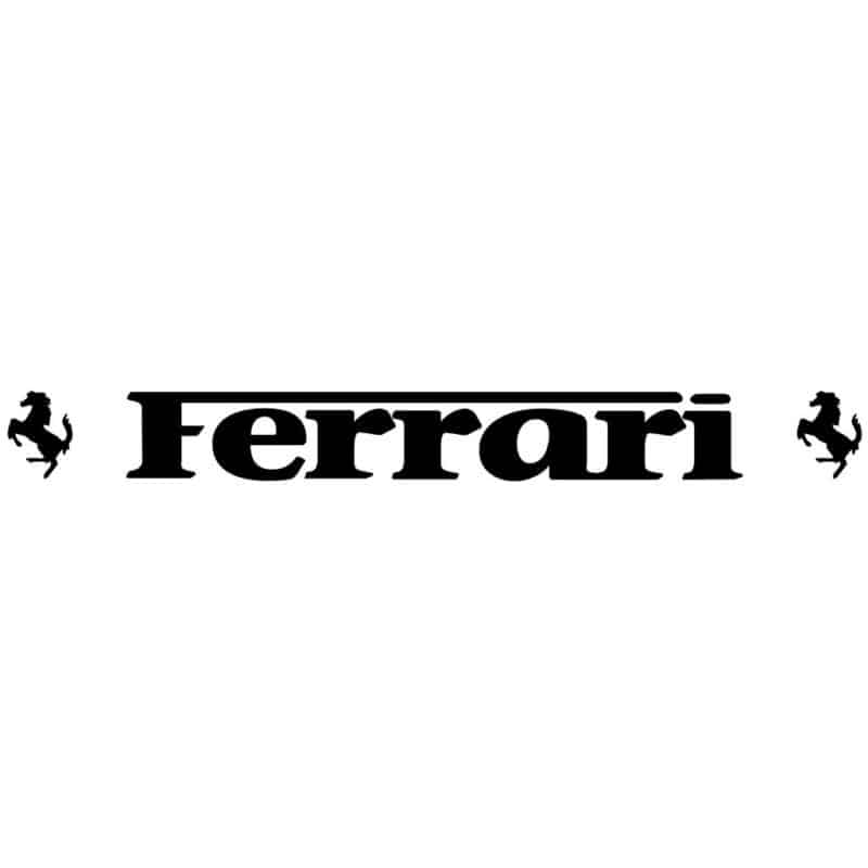 Ferrari Windshield Visor Decal For Your Vehicle - Thriftysigns