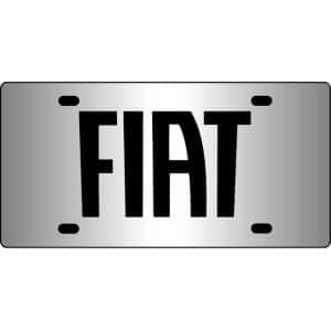 Fiat-Logo-Mirror-License-Plate