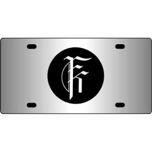Fit-For-A-King-Band-Logo-Mirror-License-Plate
