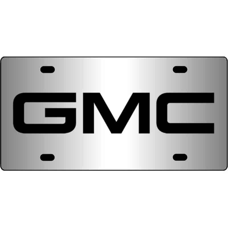 GMC-Logo-Mirror-License-Plate