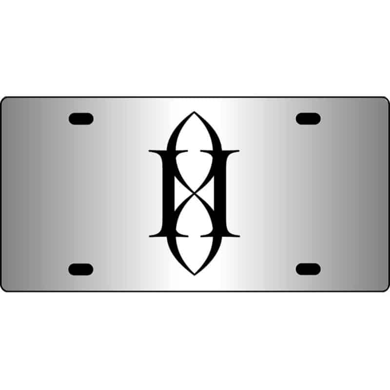 Gemini-Syndrome-Band-Symbol-Mirror-License-Plate