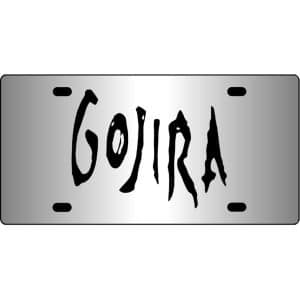 Gojira-Band-Logo-Mirror-License-Plate