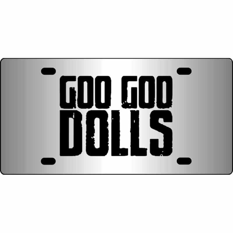 Goo-Goo-Dolls-Band-Logo-Mirror-License-Plate