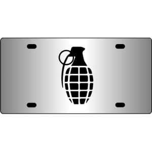 Grenade-Mirror-License-Plate