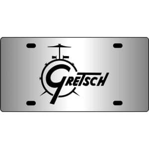 Gretsch-Drums-Logo-Mirror-License-Plate