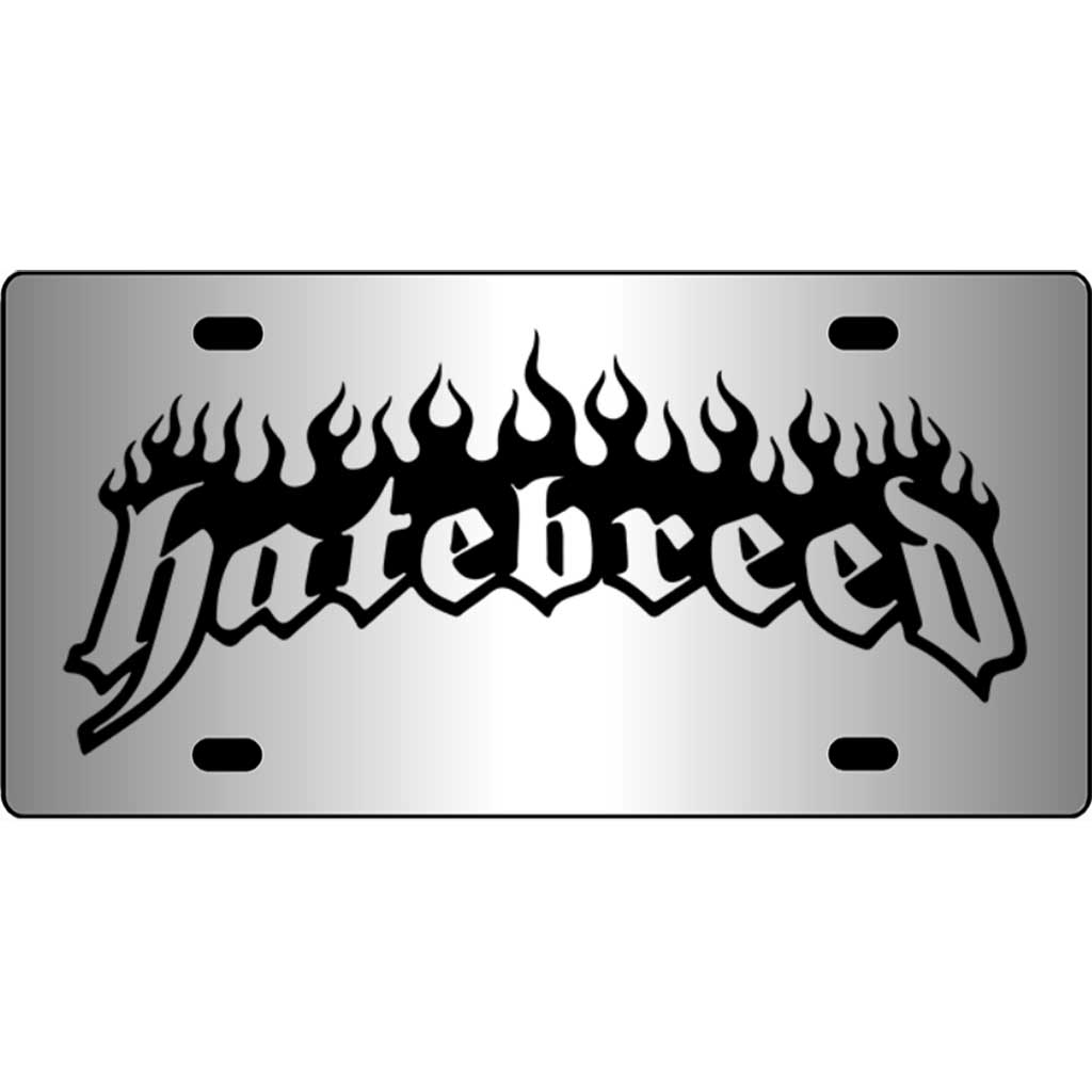 Hatebreed-Band-Logo-Mirror-License-Plate