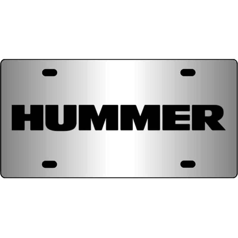 Hummer-Logo-Mirror-License-Plate