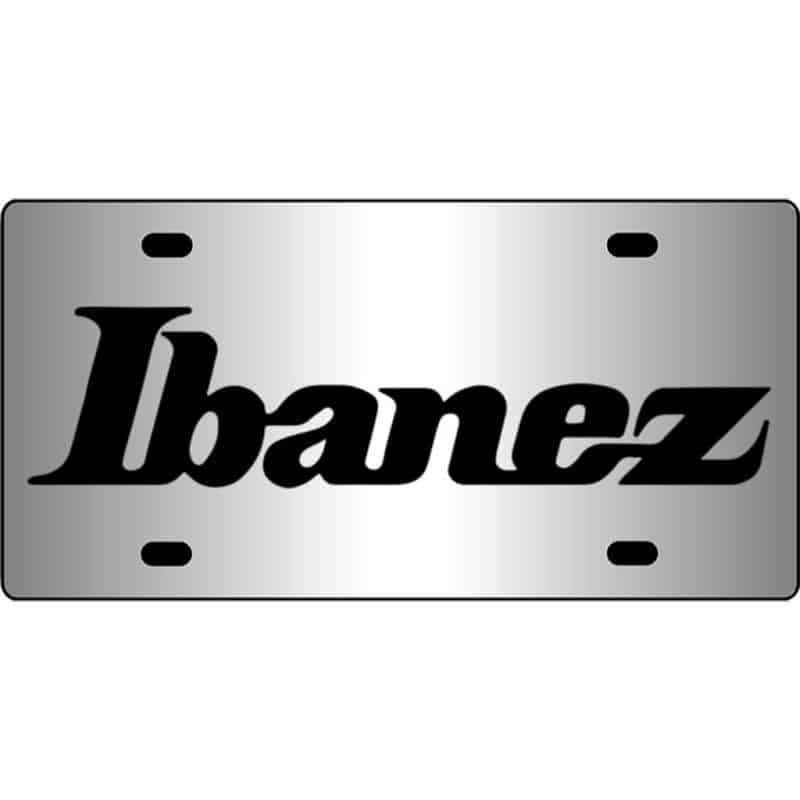 Ibanez-Logo-Mirror-License-Plate