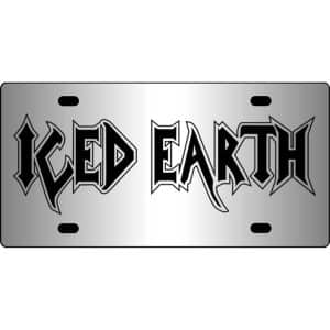 Iced-Earth-Band-Logo-Mirror-License-Plate