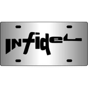 Infidel-Gun-Mirror-License-Plate
