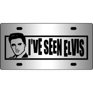I've-Seen-Elvis-Mirror-License-Plate