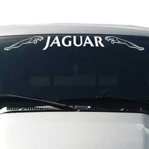 Jaguar-Windshield-Visor-Decal-White