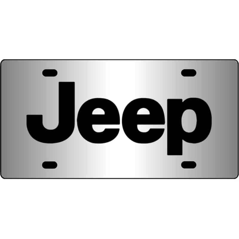 Jeep Logo Mirror License Plate premium-vector-a-vector-illustration-logo-of-back-jeep-with-white