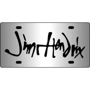 Jimi-Hendrix-Mirror-License-Plate