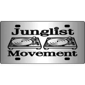 Junglist-Movement-Mirror-License-Plate