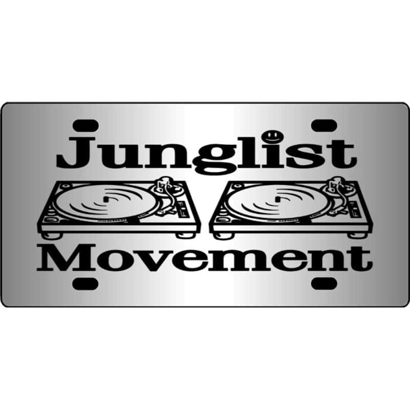 Junglist-Movement-Mirror-License-Plate