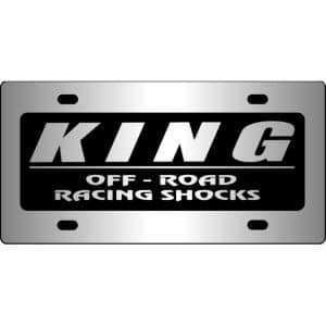 King-Off-Road-Racing-Shocks-Mirror-License-Plate