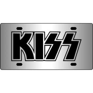 Kiss-Band-Logo-Mirror-License-Plate