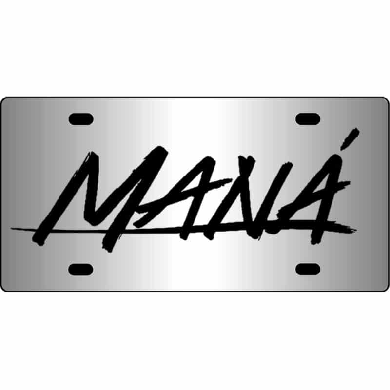 Mana-Band-Logo-Mirror-License-Plate