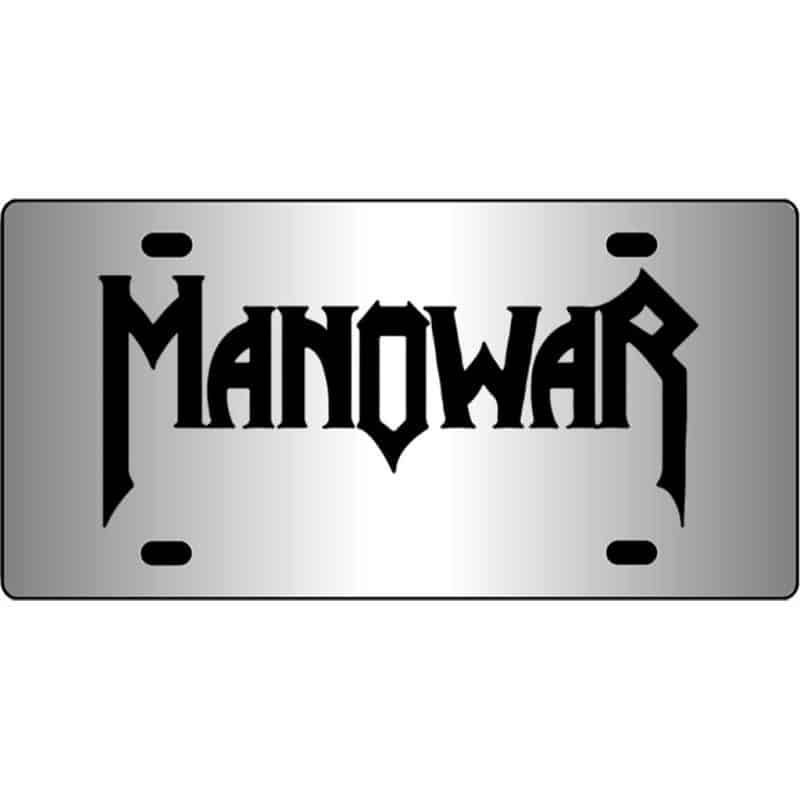 Manowar-Mirror-License-Plate