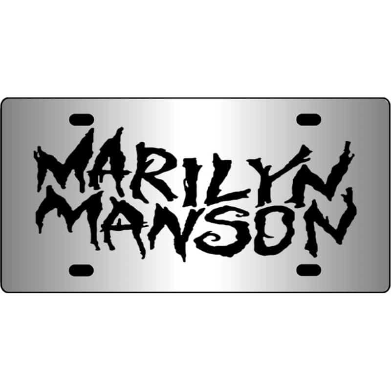 Marilyn-Manson-Mirror-License-Plate