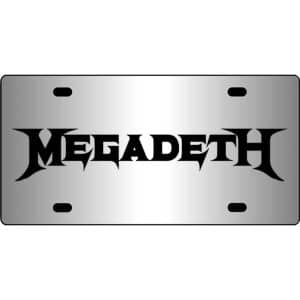 Megadeth-Band-Logo-Mirror-License-Plate