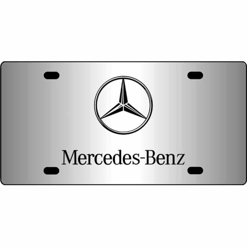 Mercedes-Benz-Logo-Mirror-License-Plate