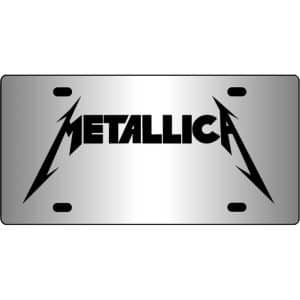 Metallica-Band-Logo-Mirror-License-Plate
