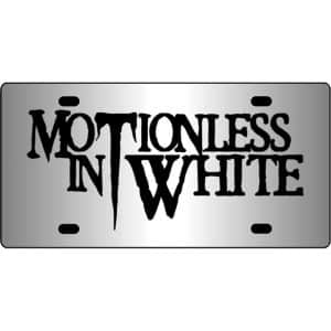Motionless-In-White-Mirror-License-Plate