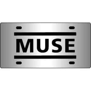 Muse-Band-Logo-Mirror-License-Plate