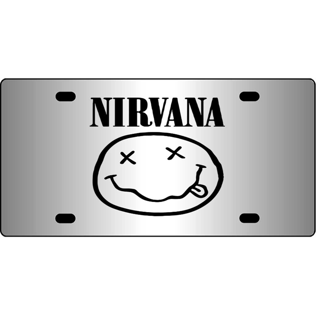 Nirvana-Mirror-License-Plate
