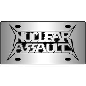 Nuclear-Assault-Band-Logo-Mirror-License-Plate