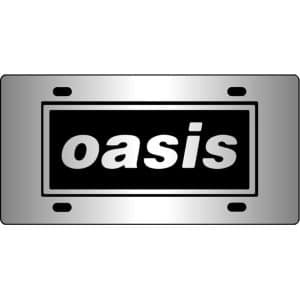 Oasis-Band-Logo-Mirror-License-Plate