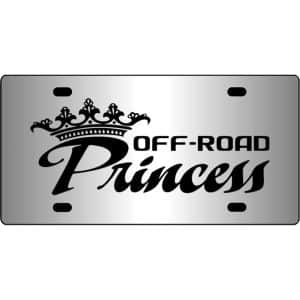 Off-Road-Princess-Mirror-License-Plate