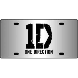 One-Direction-Band-Logo-Mirror-License-Plate