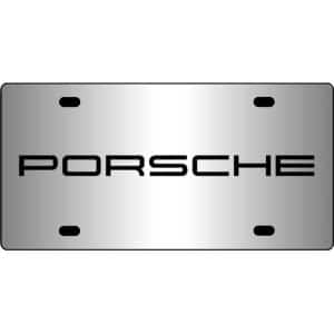 Porsche-Logo-Mirror-License-Plate