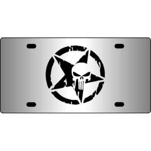Punisher-Skull-Star-Mirror-License-Plate