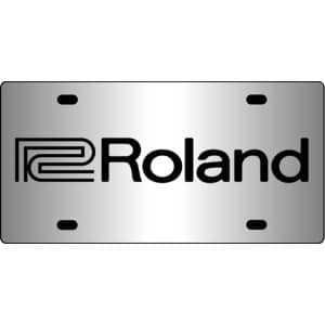 Roland-Logo-Mirror-License-Plate