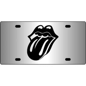 Rolling-Stones-Mirror-License-Plate