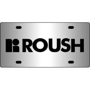 Roush-Logo-Mirror-License-Plate