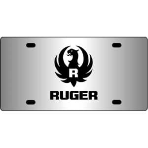 Ruger-Logo-Mirror-License-Plate