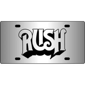 Rush-Band-Logo-Mirror-License-Plate
