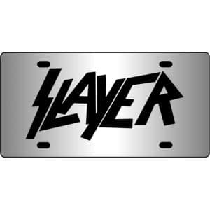 Slayer-Band-Logo-Mirror-License-Plate