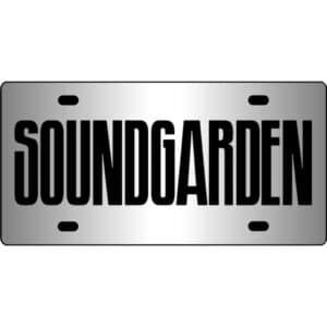 Soundgarden-Band-Logo-Mirror-License-Plate