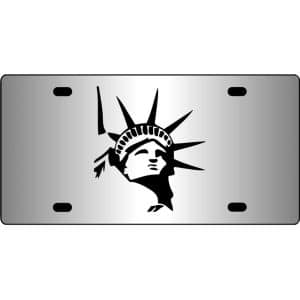 Statue-Of-Liberty-Mirror-License-Plate