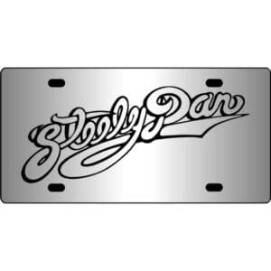 Steely-Dan-Logo-Mirror-License-Plate