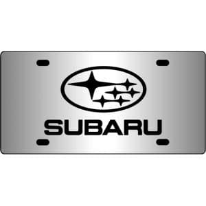 Subaru-Logo-Mirror-License-Plate