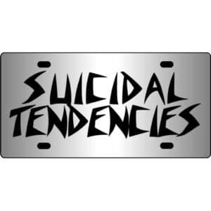 Suicidal-Tendencies-Band-Logo-Mirror-License-Plate