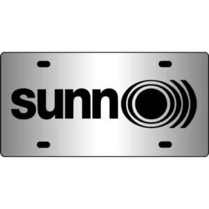 Sunn-Amps-Logo-Mirror-License-Plate
